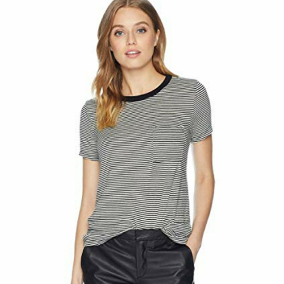 n:PHILANTHROPY Tops - n:PHILANTHROPY Grant pocket striped tee